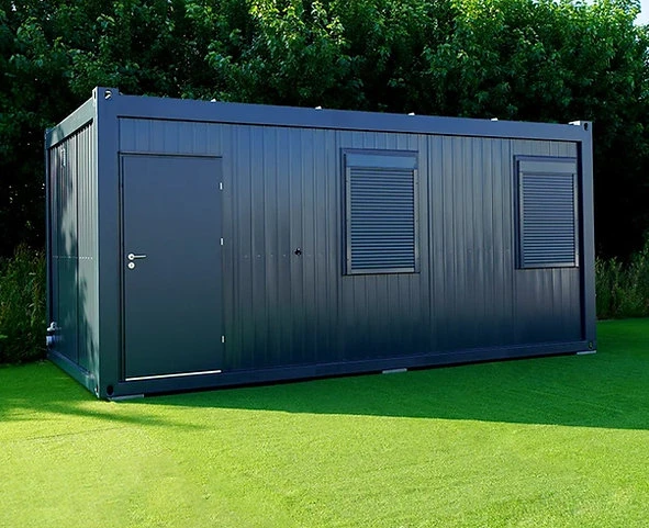 Container bureau /6x3 mètres avec fenêtres sur le côté long droit – Image 9