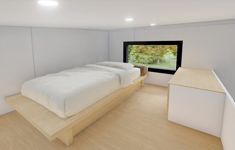 Tiny house sur roues de moins de 3,5t Maison mobile clé en main – Image 5