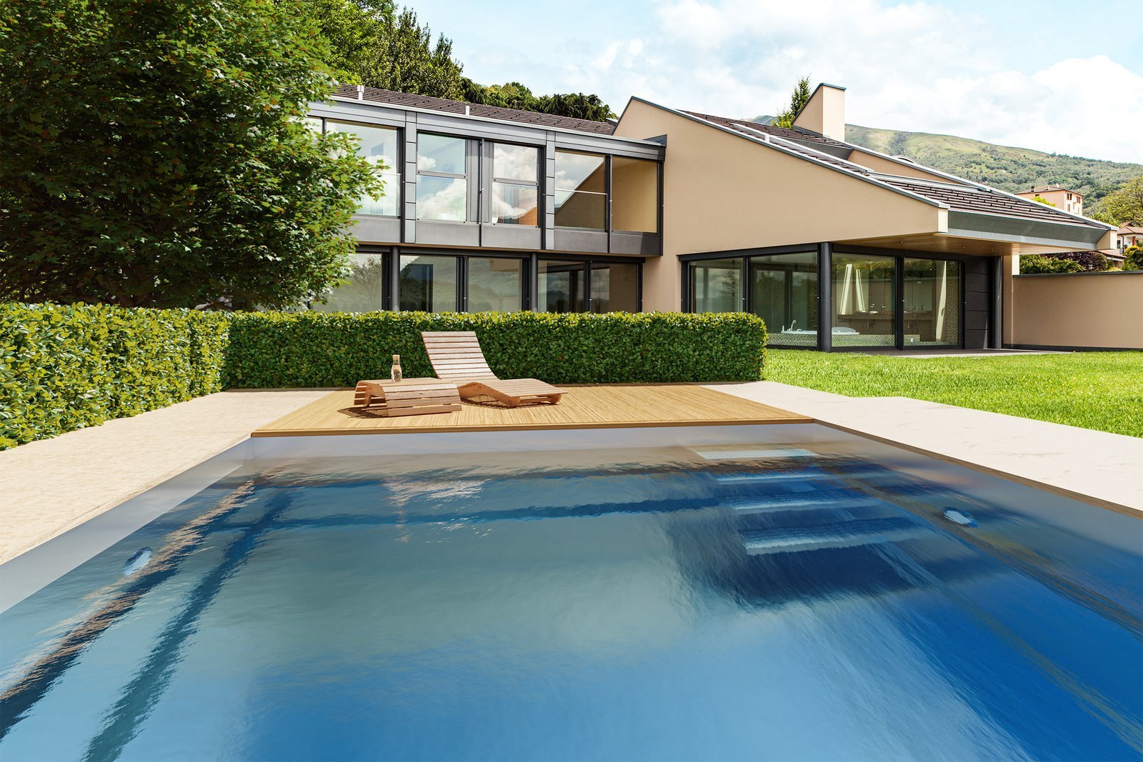 Piscine en acier inoxydable INOX avec skimmer – Image 6