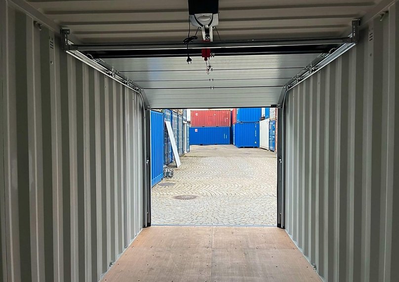 Conteneur maritime 20′ IICL6 avec porte sectionnelle motorisée – Image 13