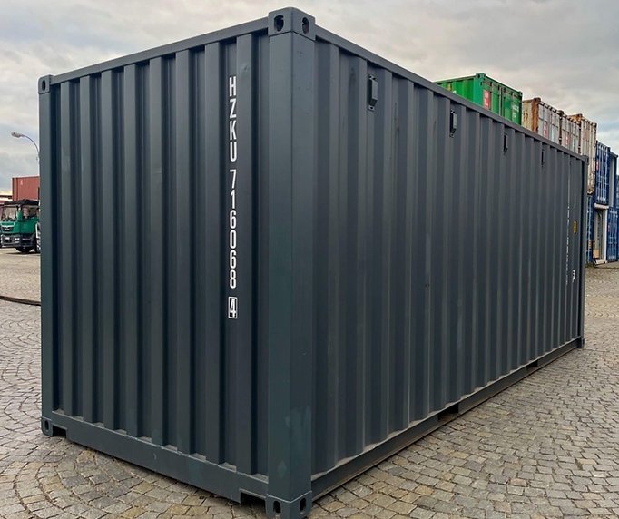 Conteneur maritime 20′ IICL6 avec porte sectionnelle motorisée – Image 3