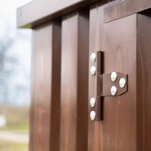 Container imitation bois 3 x 2 mètres – avec double porte grand coté – Image 3