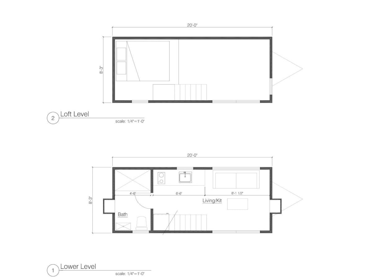 Tiny House avec remorque 1 chambres – 1 salles de bain – Image 4