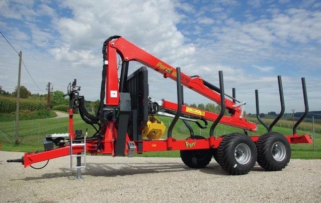 PKW Anhänger Holztransportanhänger PERZL type PRW 12-4