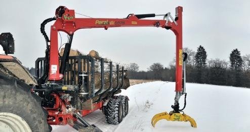 PKW Anhänger Holztransportanhänger PERZL type PRW 12-4 – Image 9