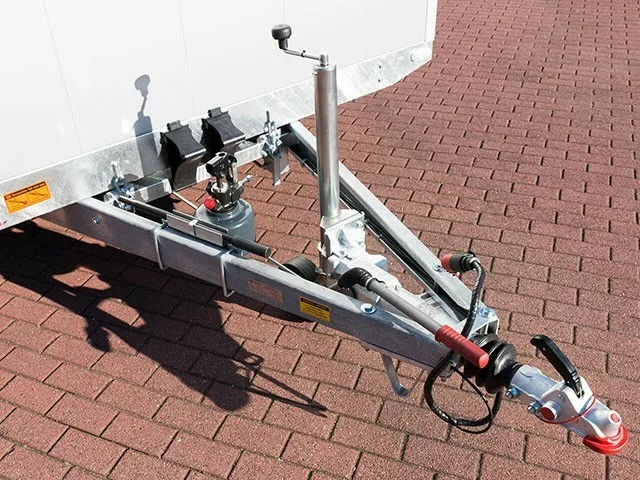 Remorque porte-voitures Vezeko Race Master H210cm 3,5t Treuil électrique Argent – Image 2